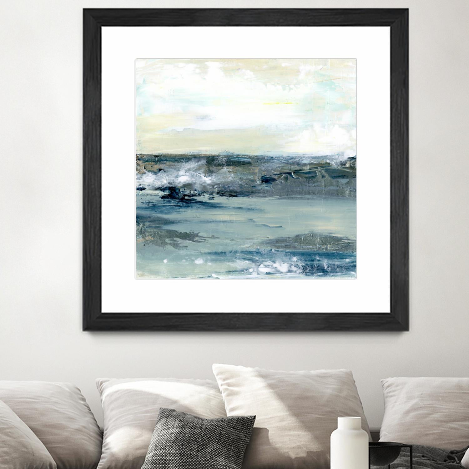 Coastal Blues I by Lila Bramma on GIANT ART - white landscapes & seascapes abstract