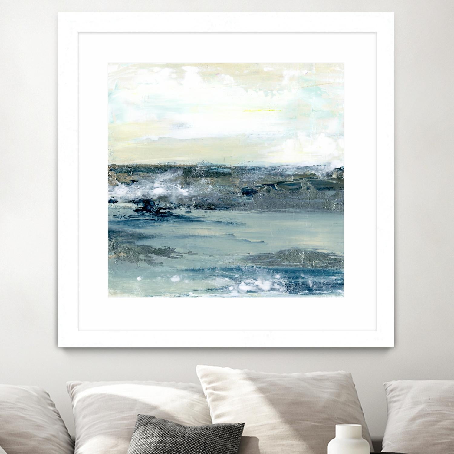 Coastal Blues I by Lila Bramma on GIANT ART - white landscapes & seascapes abstract