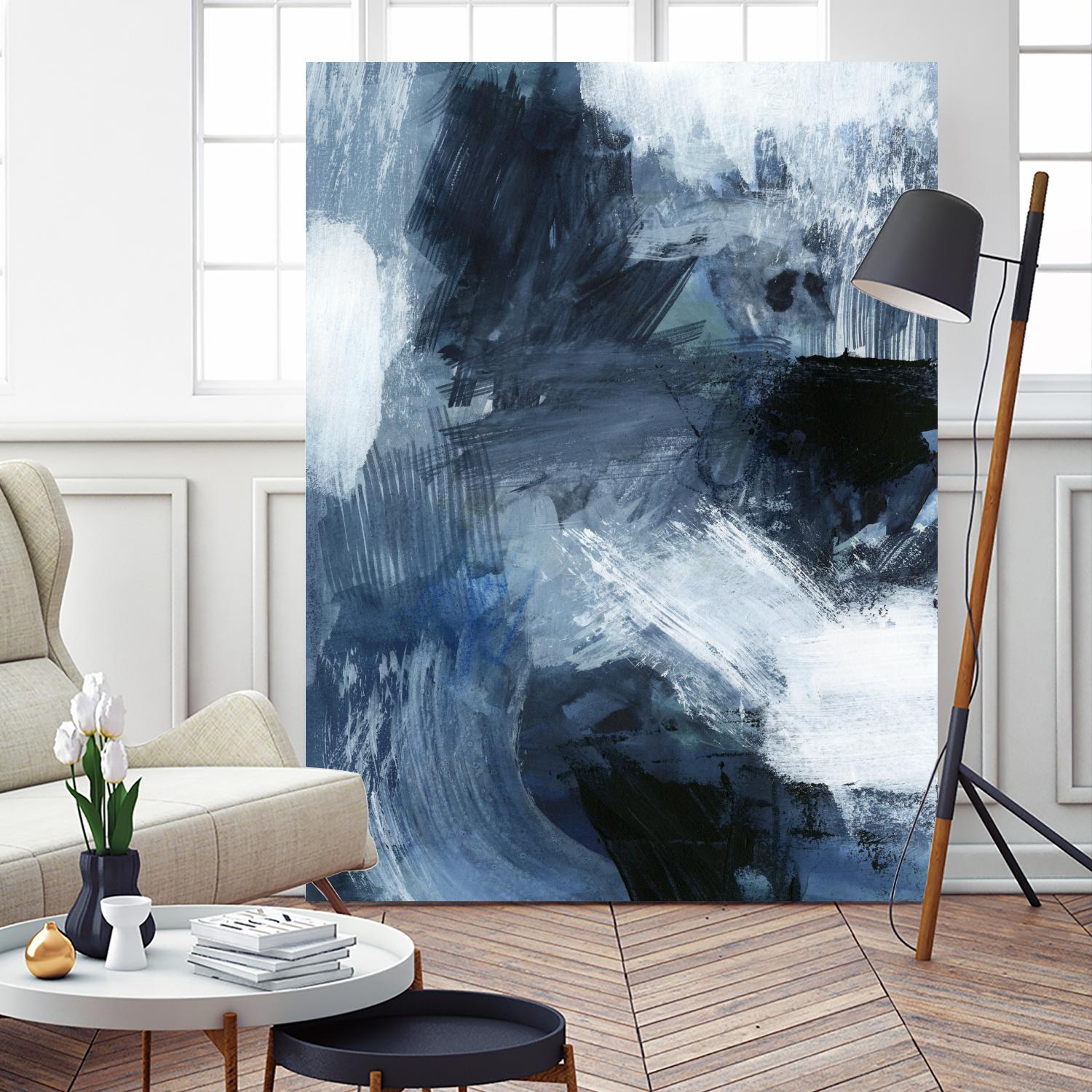 Composition in Blue III by Victoria Barnes on GIANT ART - blue abstract abstract