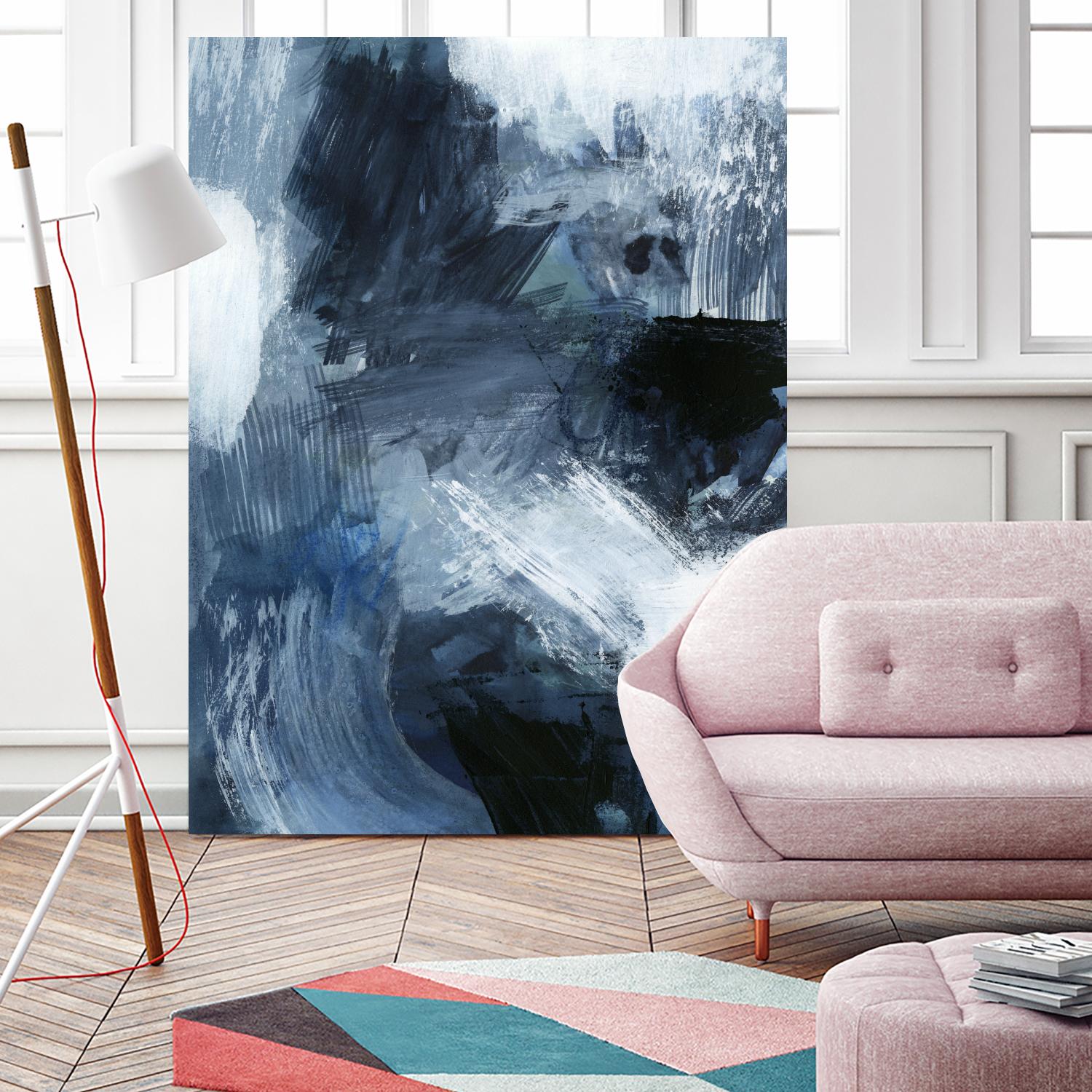 Composition in Blue III by Victoria Barnes on GIANT ART - blue abstract abstract