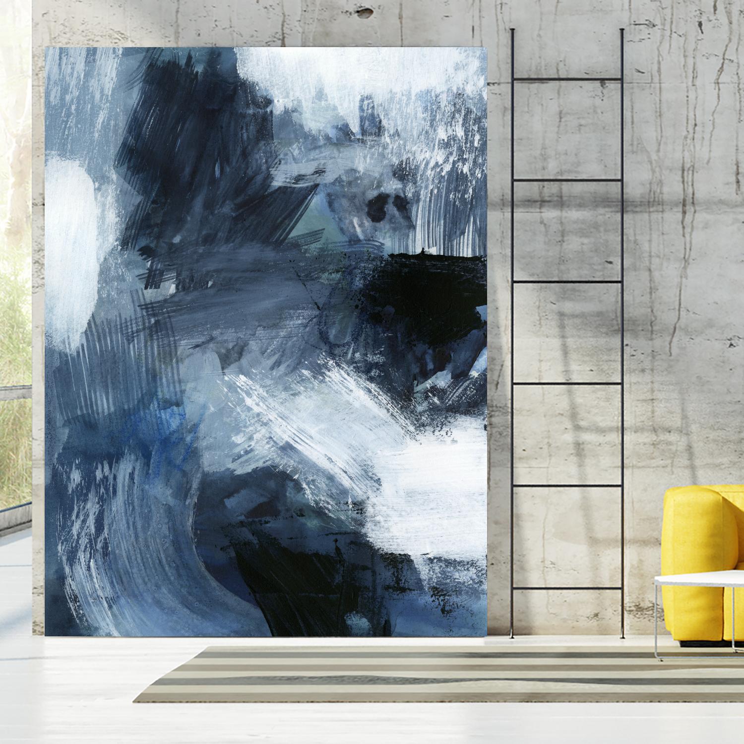 Composition in Blue III by Victoria Barnes on GIANT ART - blue abstract abstract