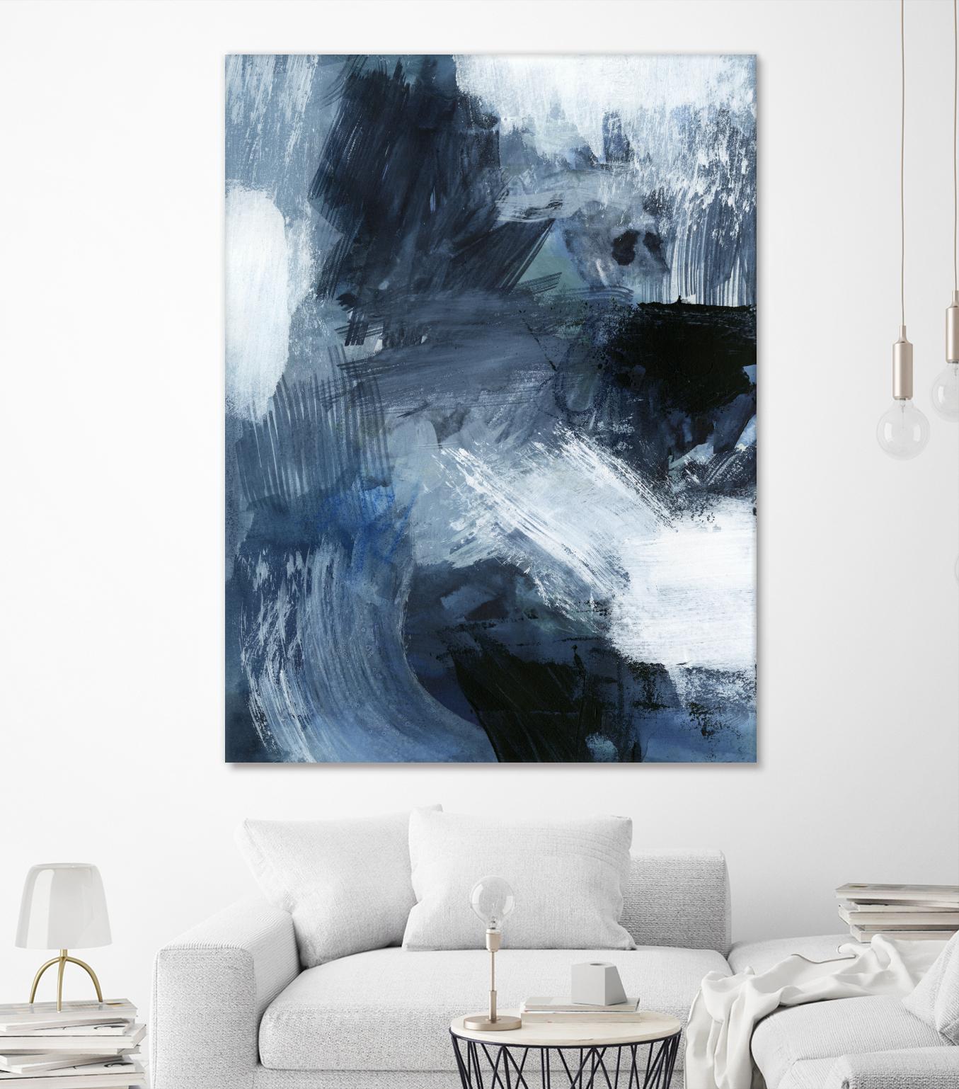 Composition in Blue III by Victoria Barnes on GIANT ART - blue abstract abstract