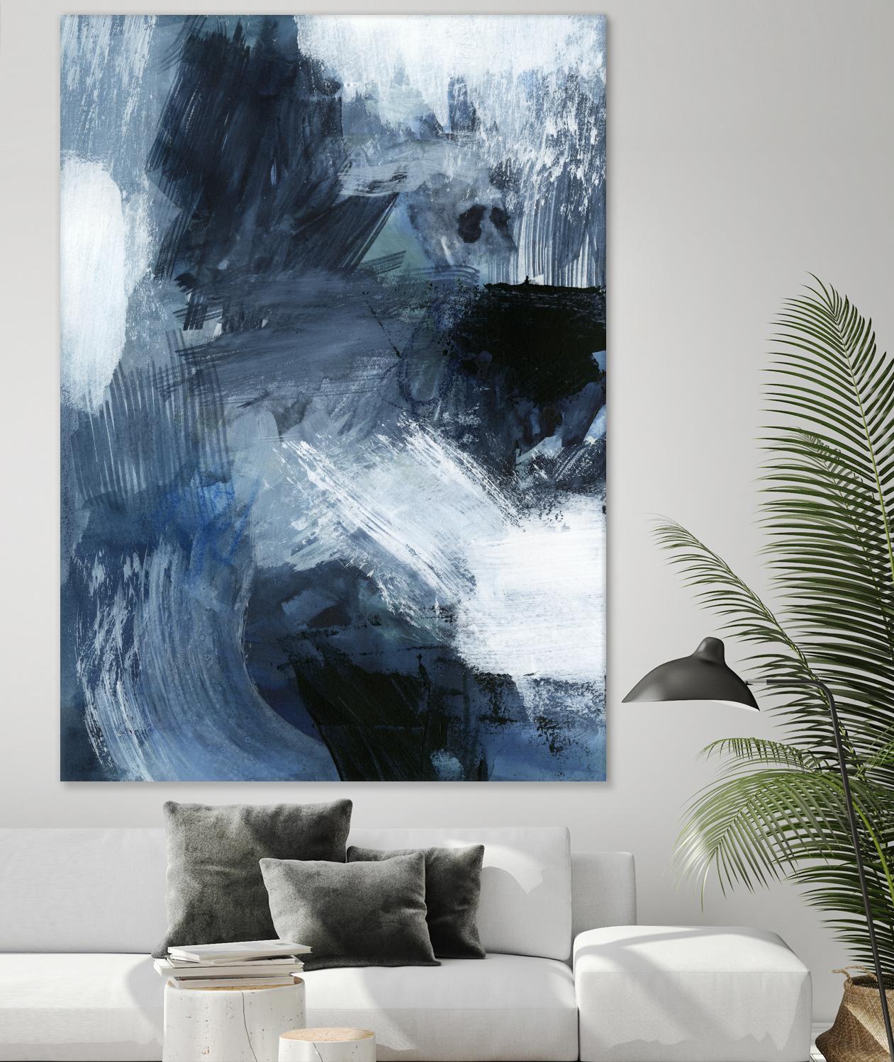 Composition in Blue III by Victoria Barnes on GIANT ART - blue abstract abstract
