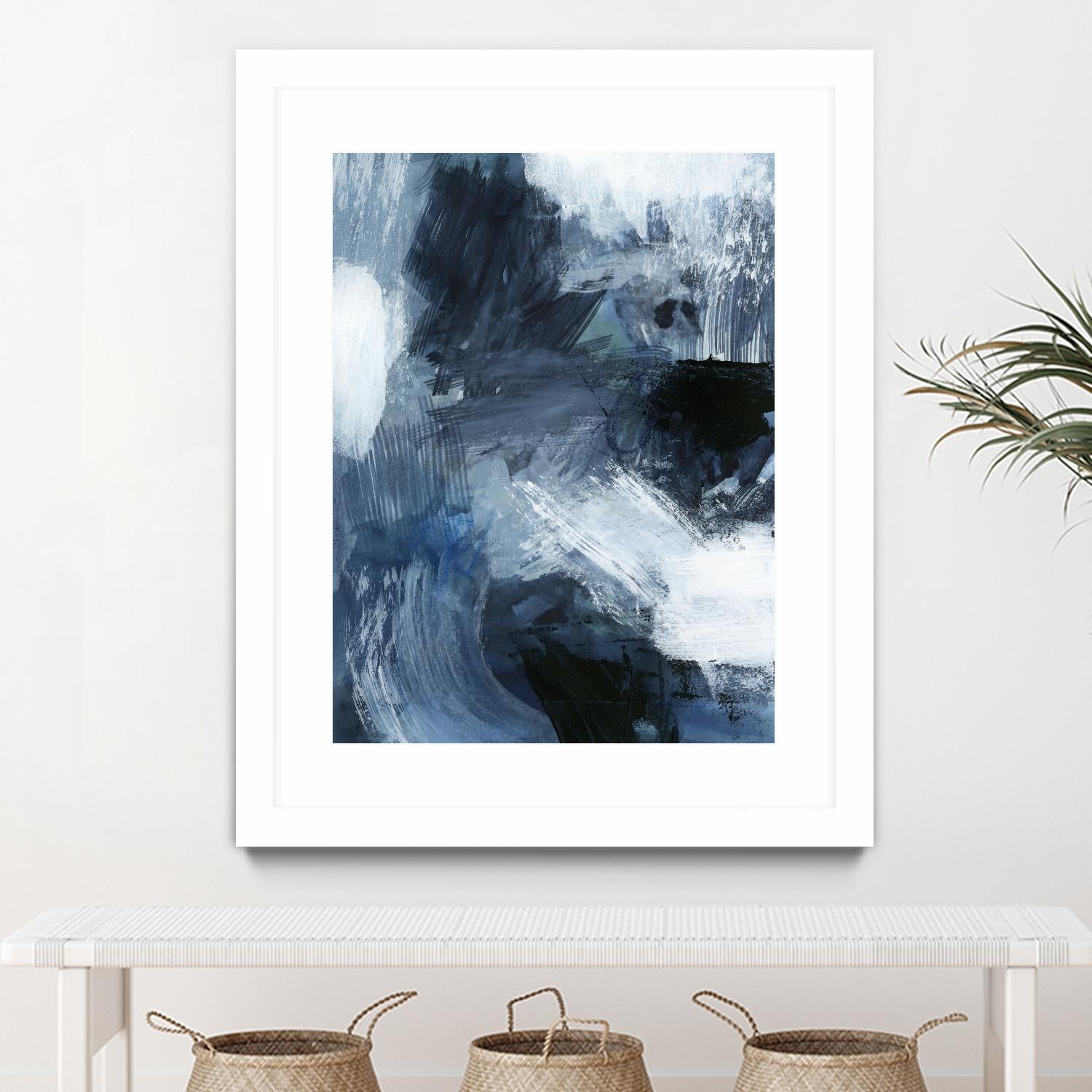 Composition in Blue III by Victoria Barnes on GIANT ART - blue abstract abstract