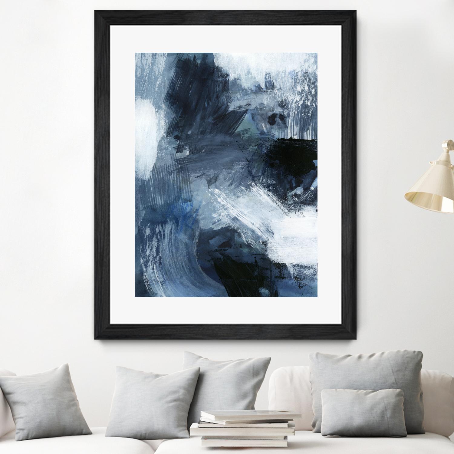 Composition in Blue III by Victoria Barnes on GIANT ART - blue abstract abstract