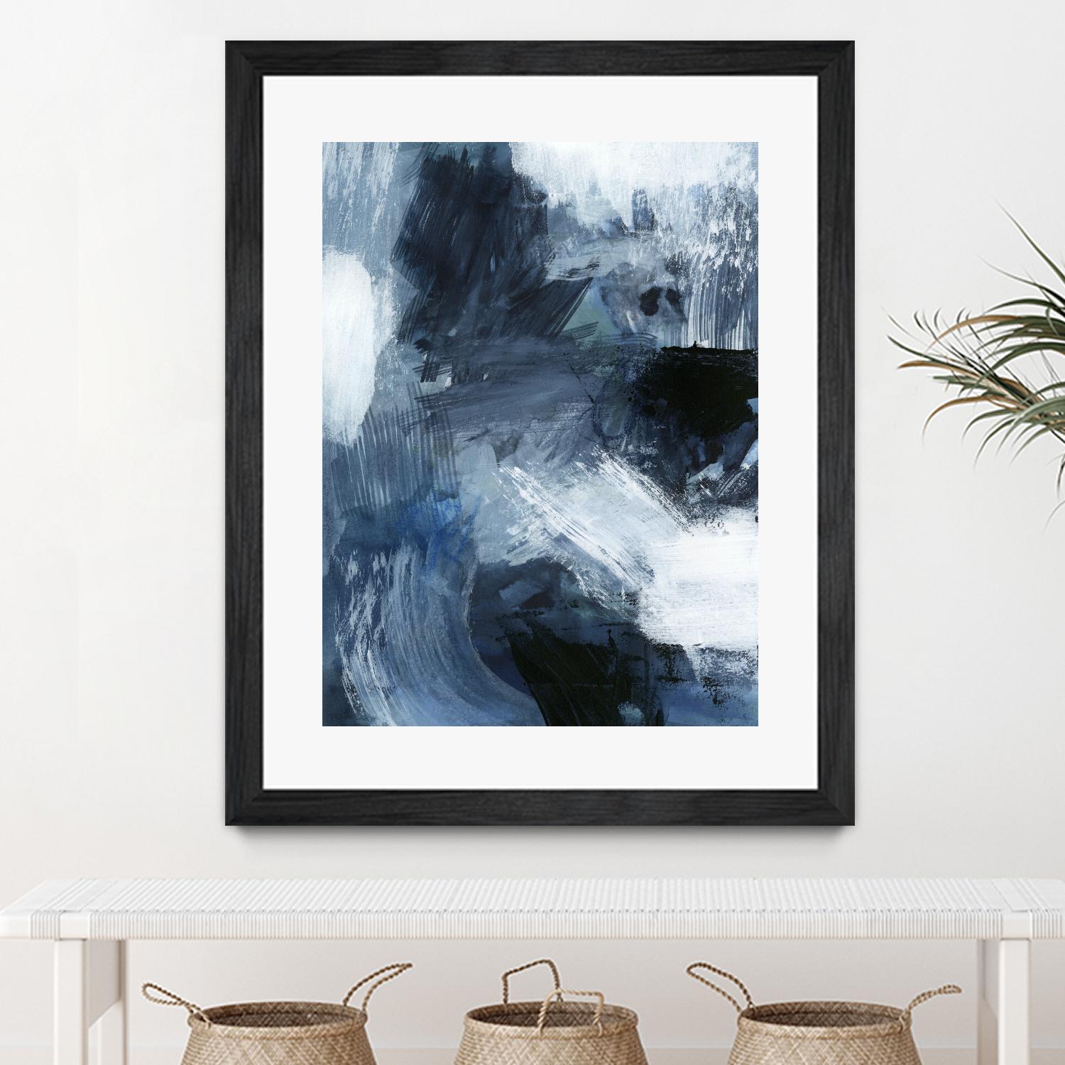 Composition in Blue III by Victoria Barnes on GIANT ART - blue abstract abstract