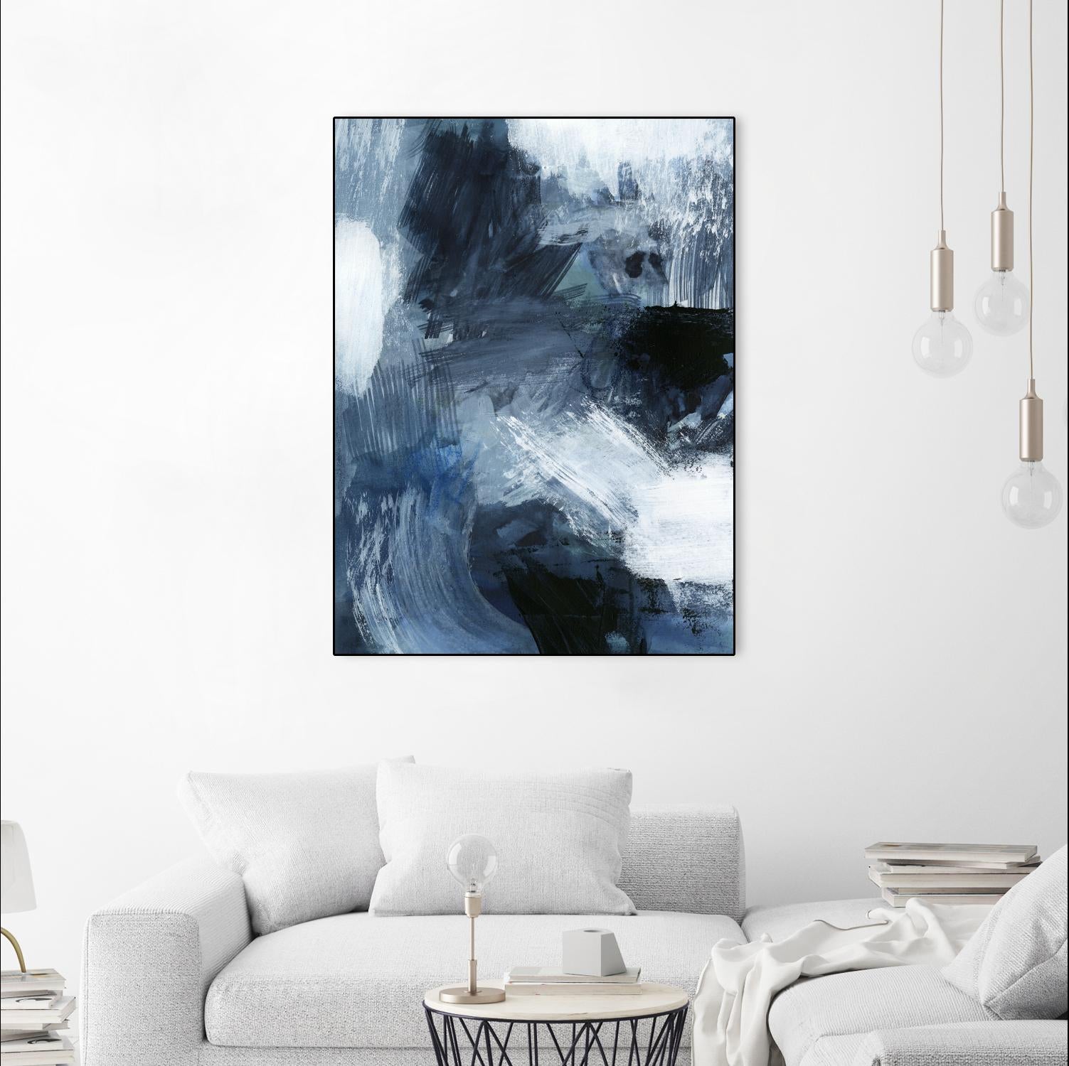 Composition in Blue III by Victoria Barnes on GIANT ART - blue abstract abstract