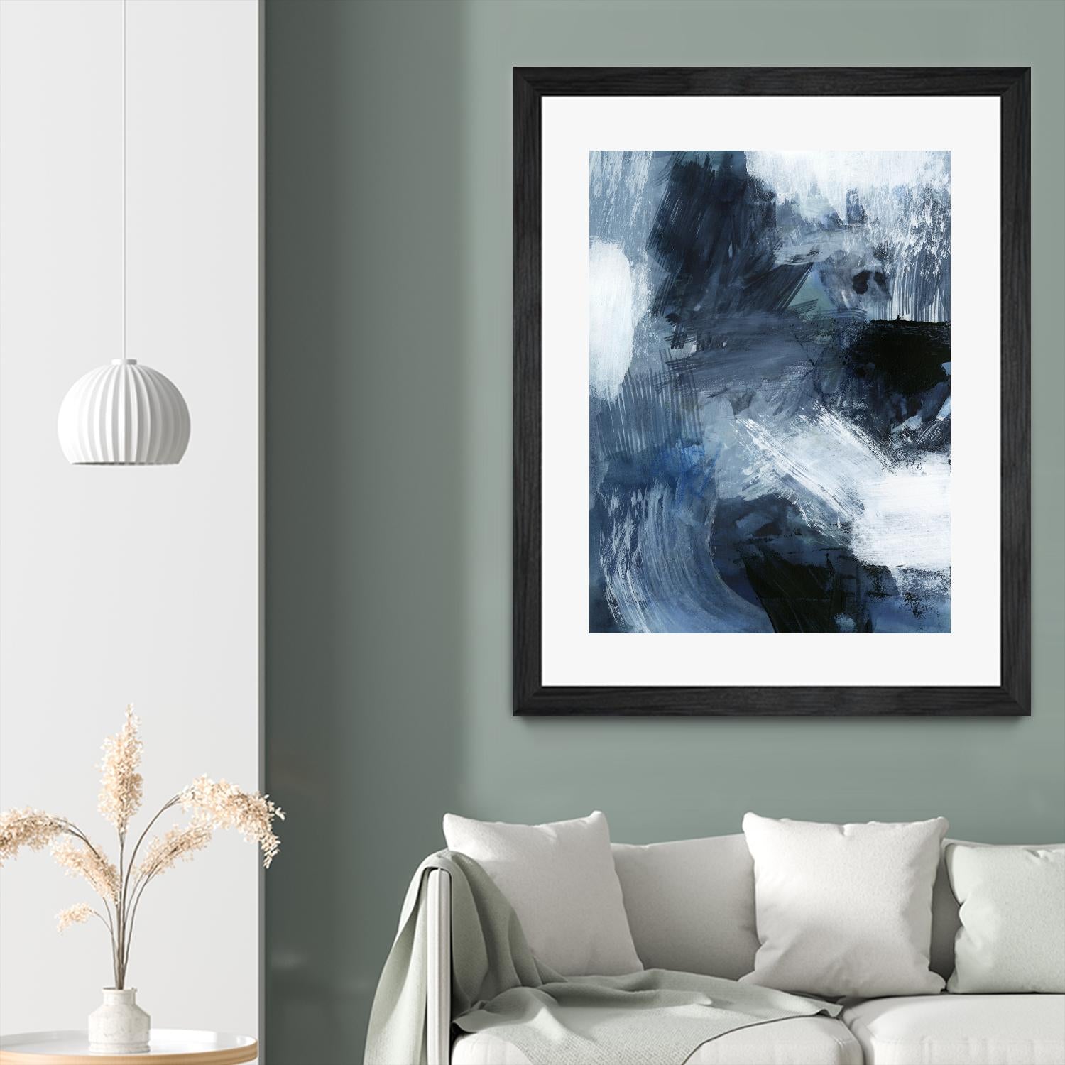 Composition in Blue III by Victoria Barnes on GIANT ART - blue abstract abstract
