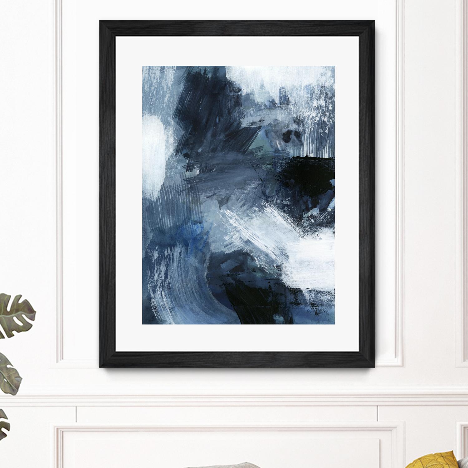 Composition in Blue III by Victoria Barnes on GIANT ART - blue abstract abstract