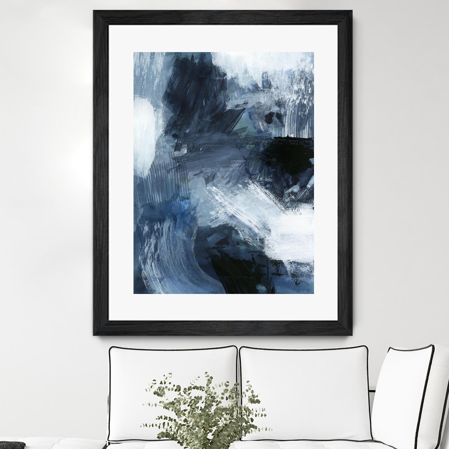 Composition in Blue III by Victoria Barnes on GIANT ART - blue abstract abstract