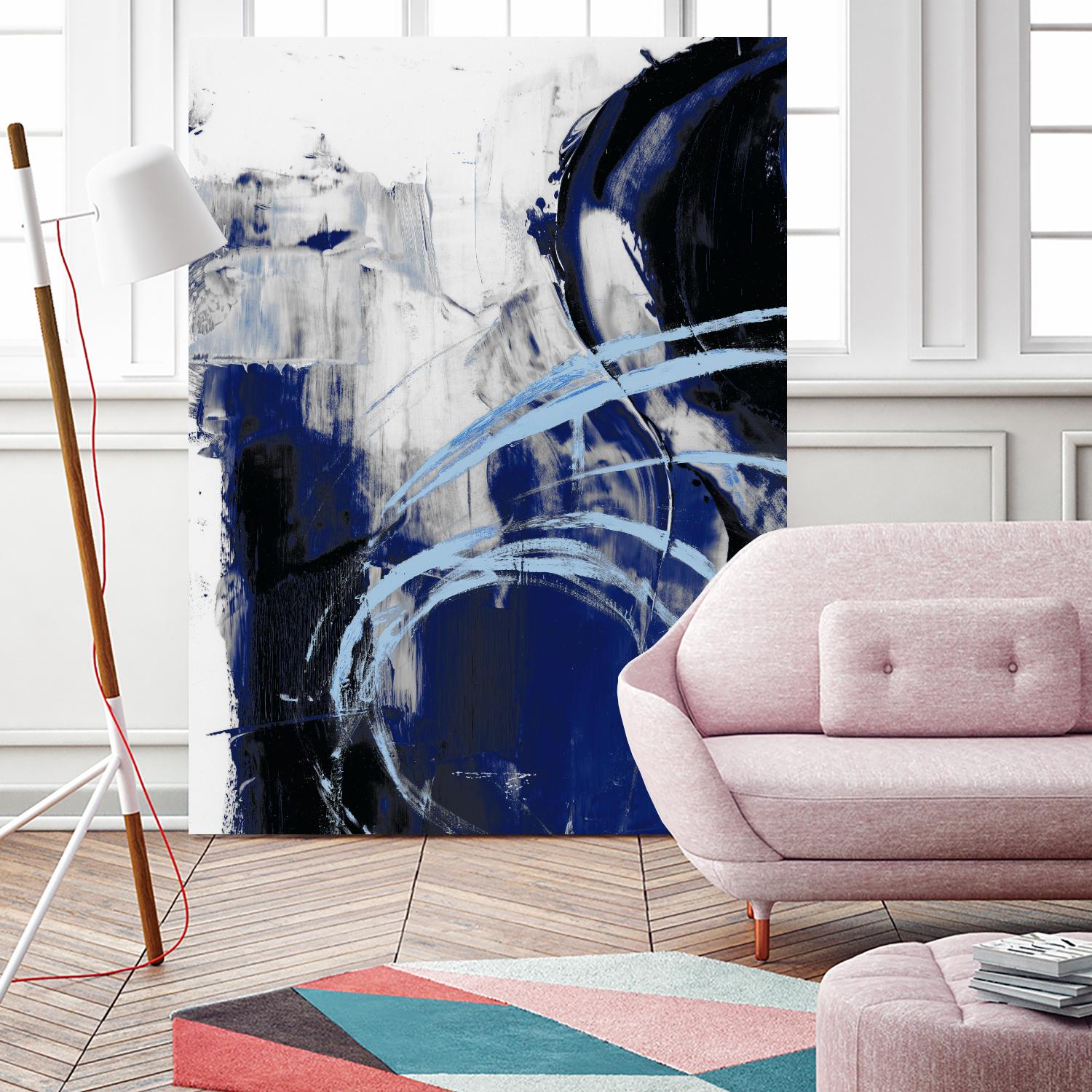 Indigo Interlude I by Ethan Harper on GIANT ART - blue abstract abstract