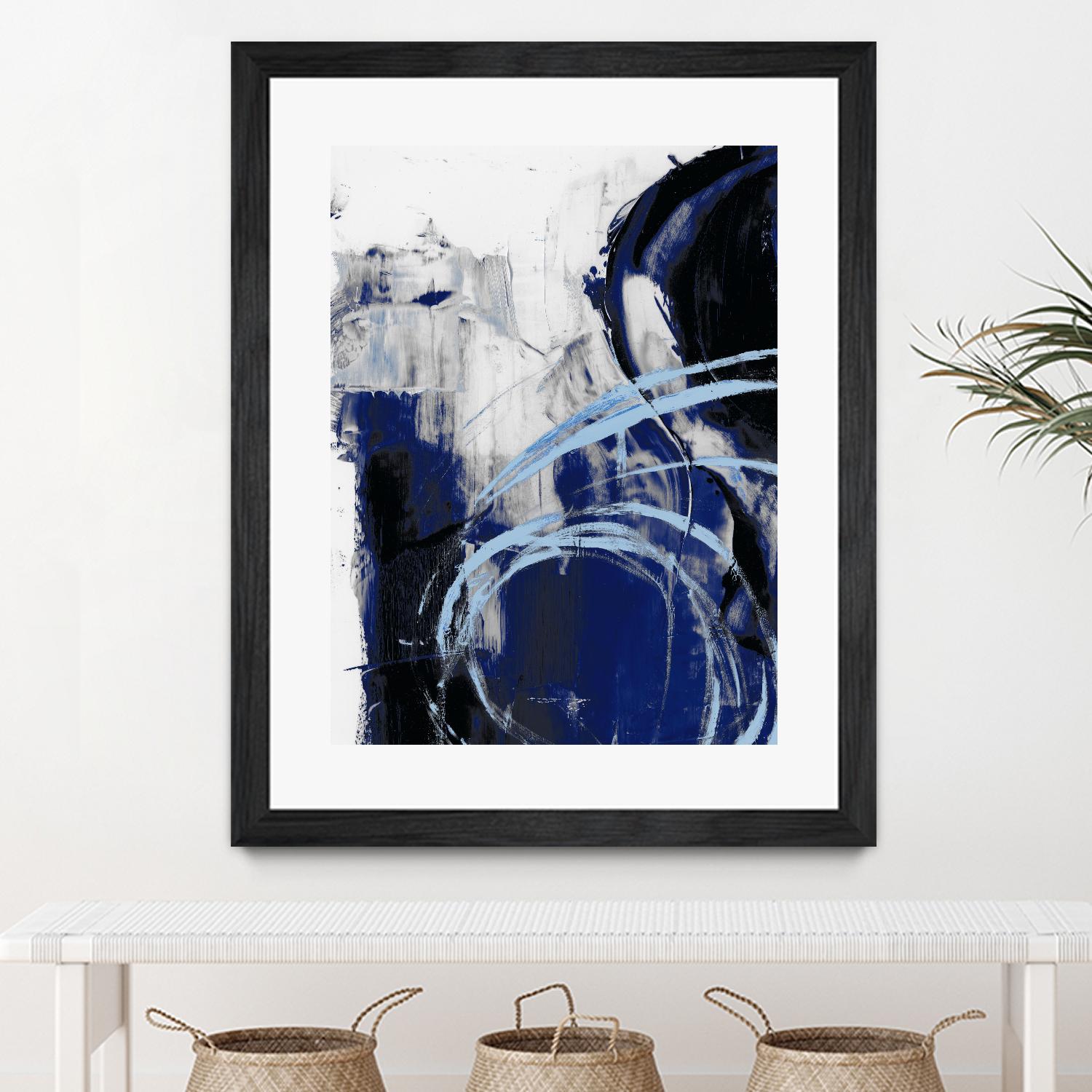 Indigo Interlude I by Ethan Harper on GIANT ART - blue abstract abstract