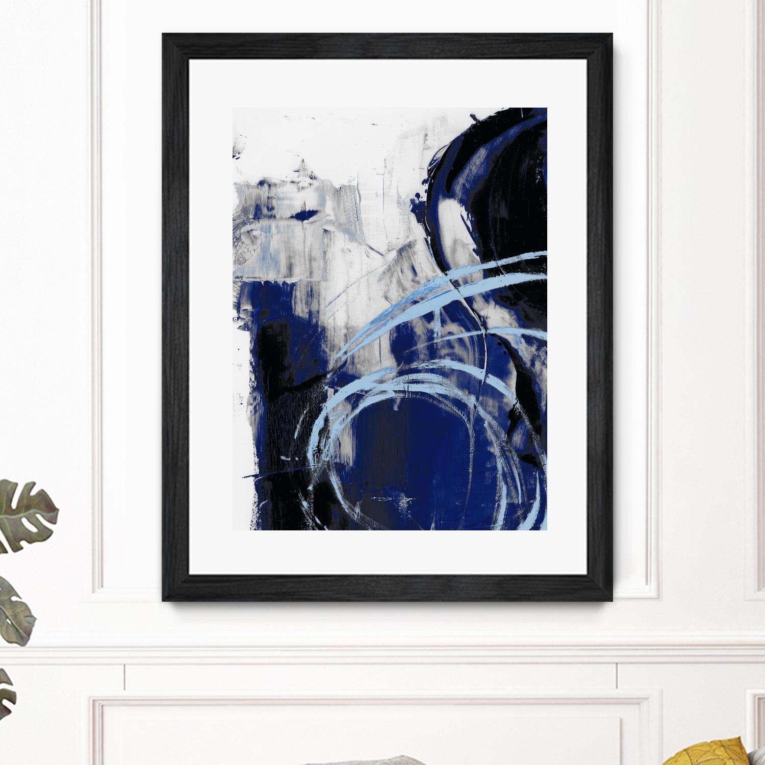 Indigo Interlude I by Ethan Harper on GIANT ART - blue abstract abstract