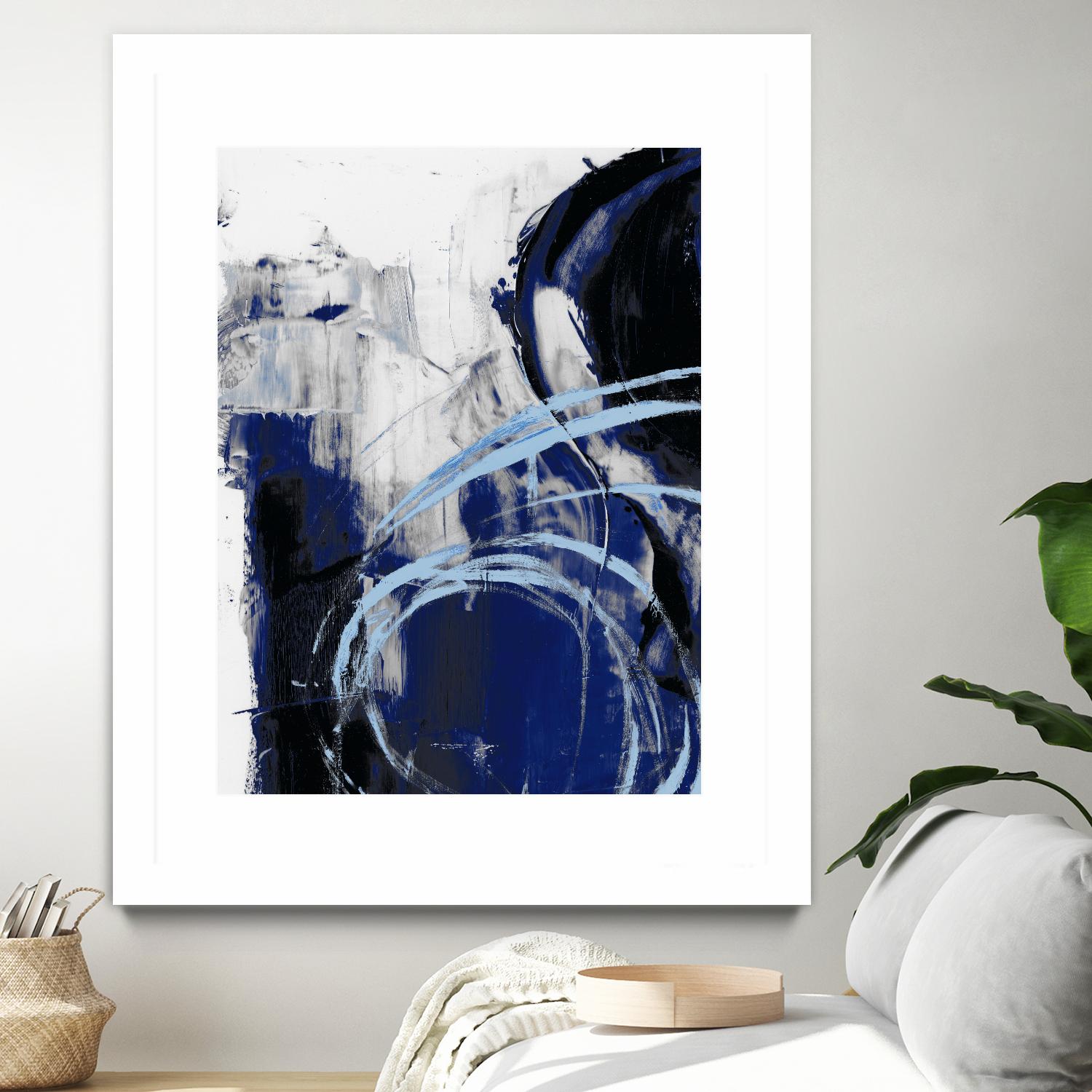 Indigo Interlude I by Ethan Harper on GIANT ART - blue abstract abstract