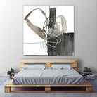 Interlocked III by Jennifer Goldberger on GIANT ART - white abstract abstract