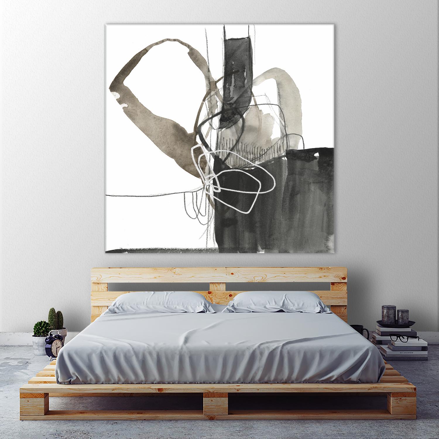 Interlocked III by Jennifer Goldberger on GIANT ART - white abstract abstract