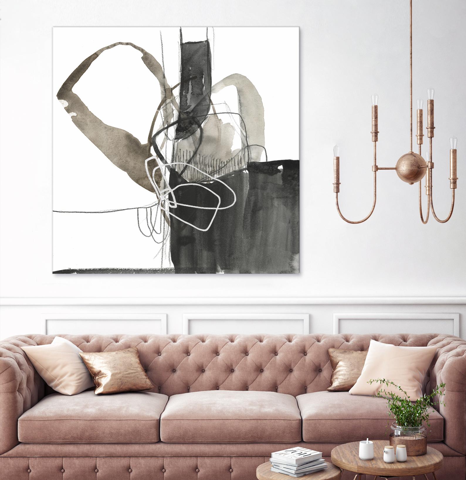 Interlocked III by Jennifer Goldberger on GIANT ART - white abstract abstract