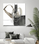 Interlocked III by Jennifer Goldberger on GIANT ART - white abstract abstract