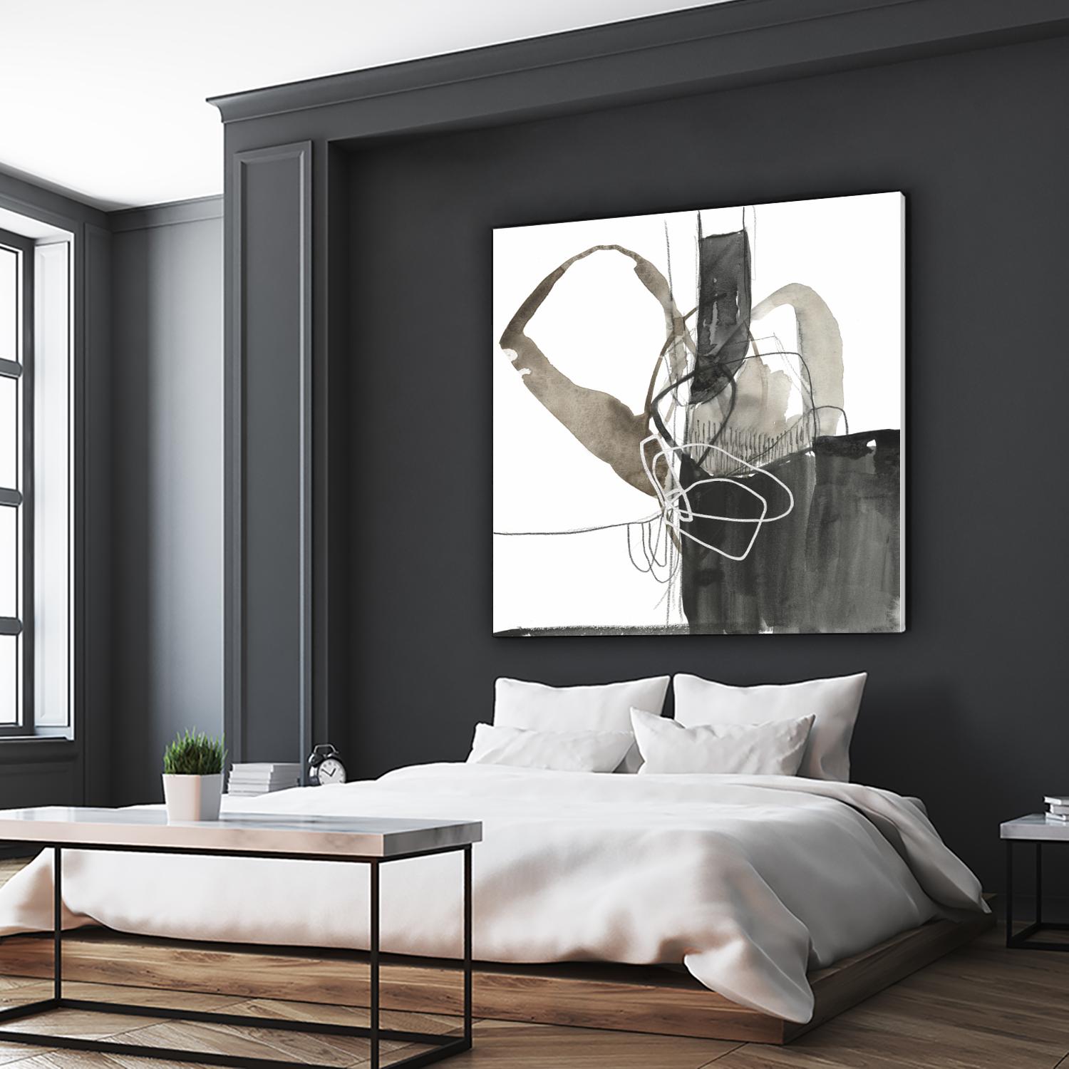 Interlocked III by Jennifer Goldberger on GIANT ART - white abstract abstract