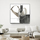Interlocked III by Jennifer Goldberger on GIANT ART - white abstract abstract