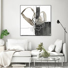 Interlocked III by Jennifer Goldberger on GIANT ART - white abstract abstract