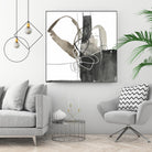 Interlocked III by Jennifer Goldberger on GIANT ART - white abstract abstract