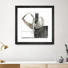 Interlocked III by Jennifer Goldberger on GIANT ART - white abstract abstract