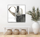 Interlocked III by Jennifer Goldberger on GIANT ART - white abstract abstract