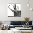 Interlocked III by Jennifer Goldberger on GIANT ART - white abstract abstract