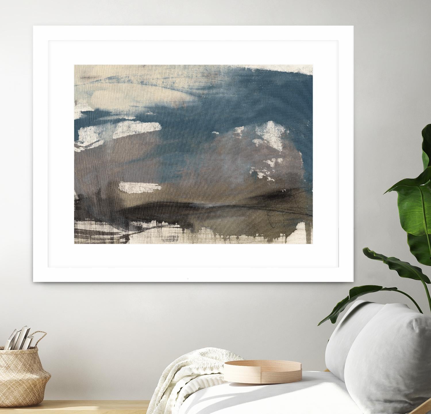 Kinetic Coastline II by Jennifer Goldberger on GIANT ART - beige abstract abstract