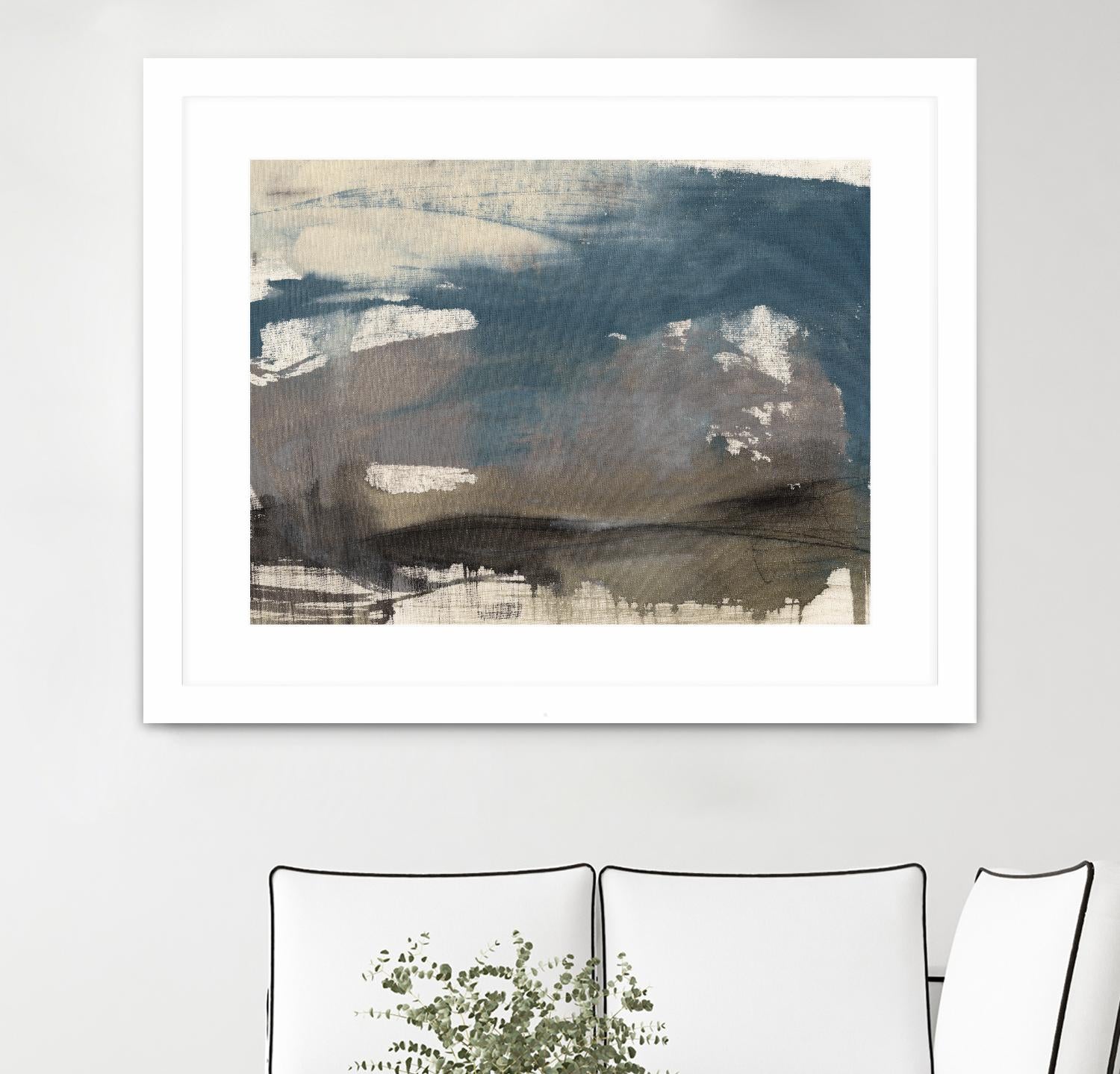 Kinetic Coastline II by Jennifer Goldberger on GIANT ART - beige abstract abstract