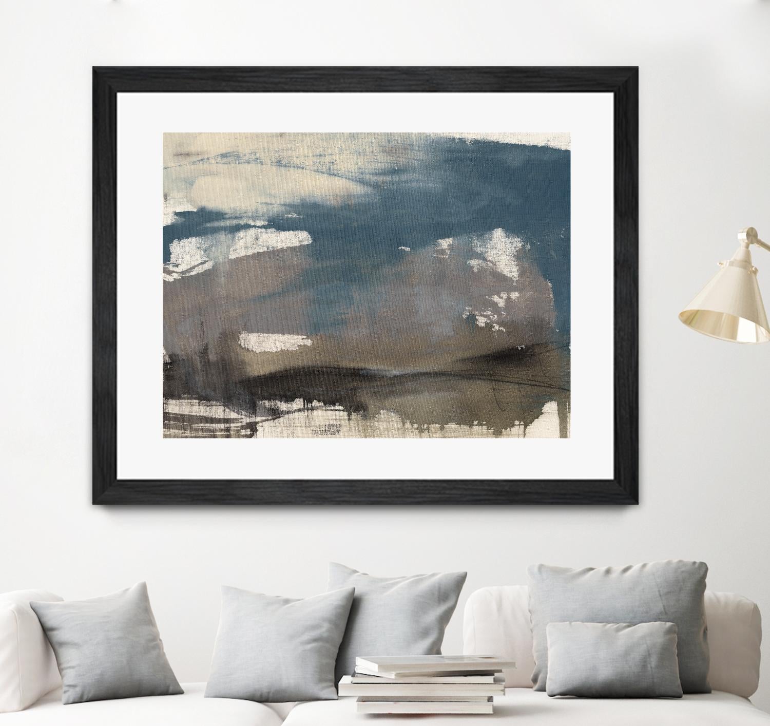 Kinetic Coastline II by Jennifer Goldberger on GIANT ART - beige abstract abstract