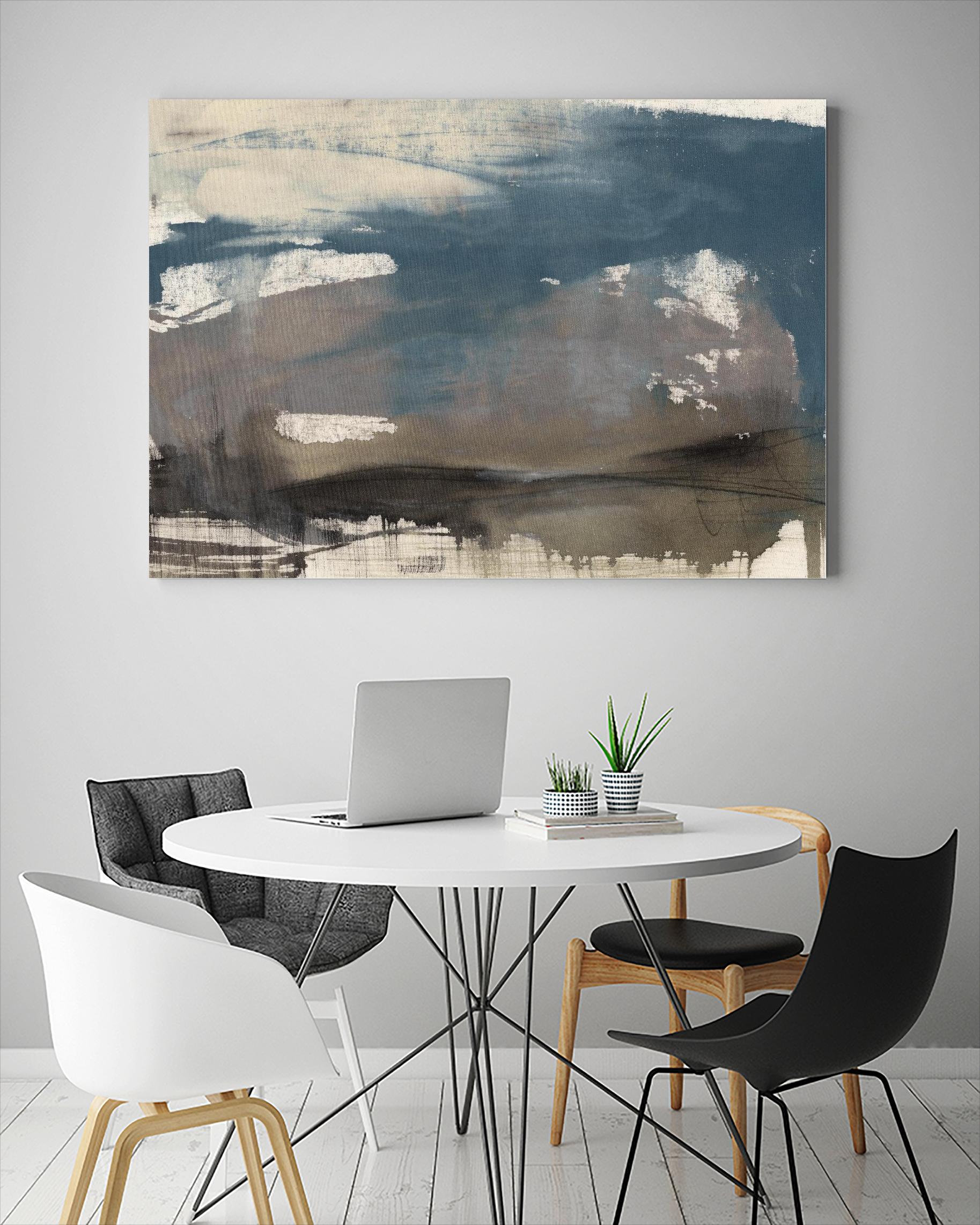 Kinetic Coastline II by Jennifer Goldberger on GIANT ART - beige abstract abstract