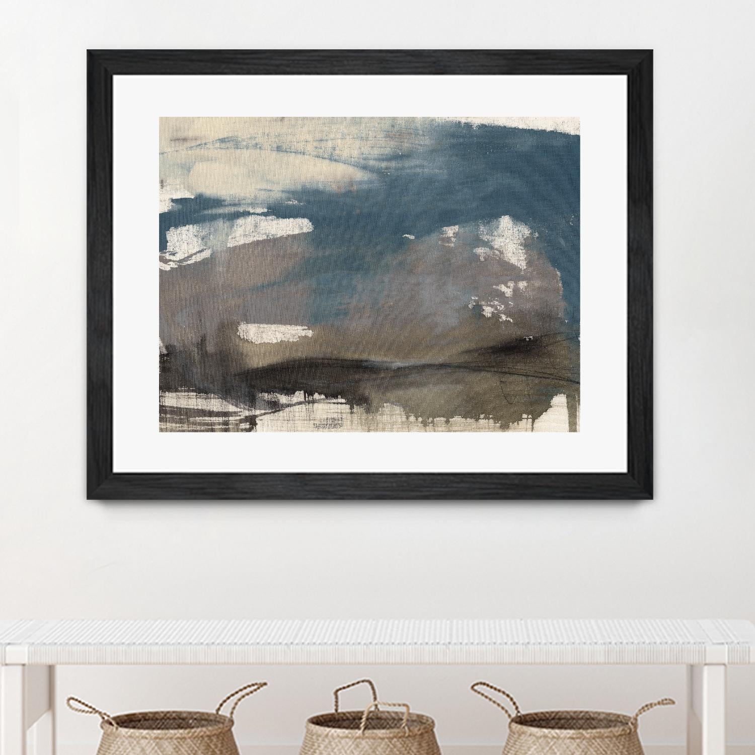 Kinetic Coastline II by Jennifer Goldberger on GIANT ART - beige abstract abstract