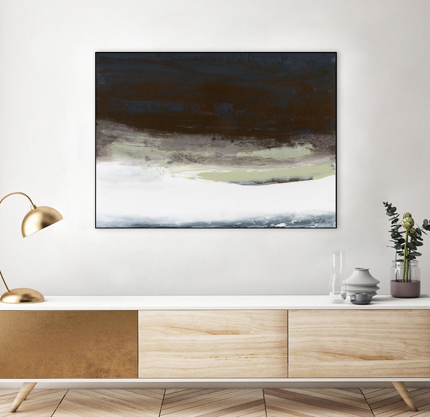 Lyrical III by Sharon Gordon on GIANT ART - green abstract abstract