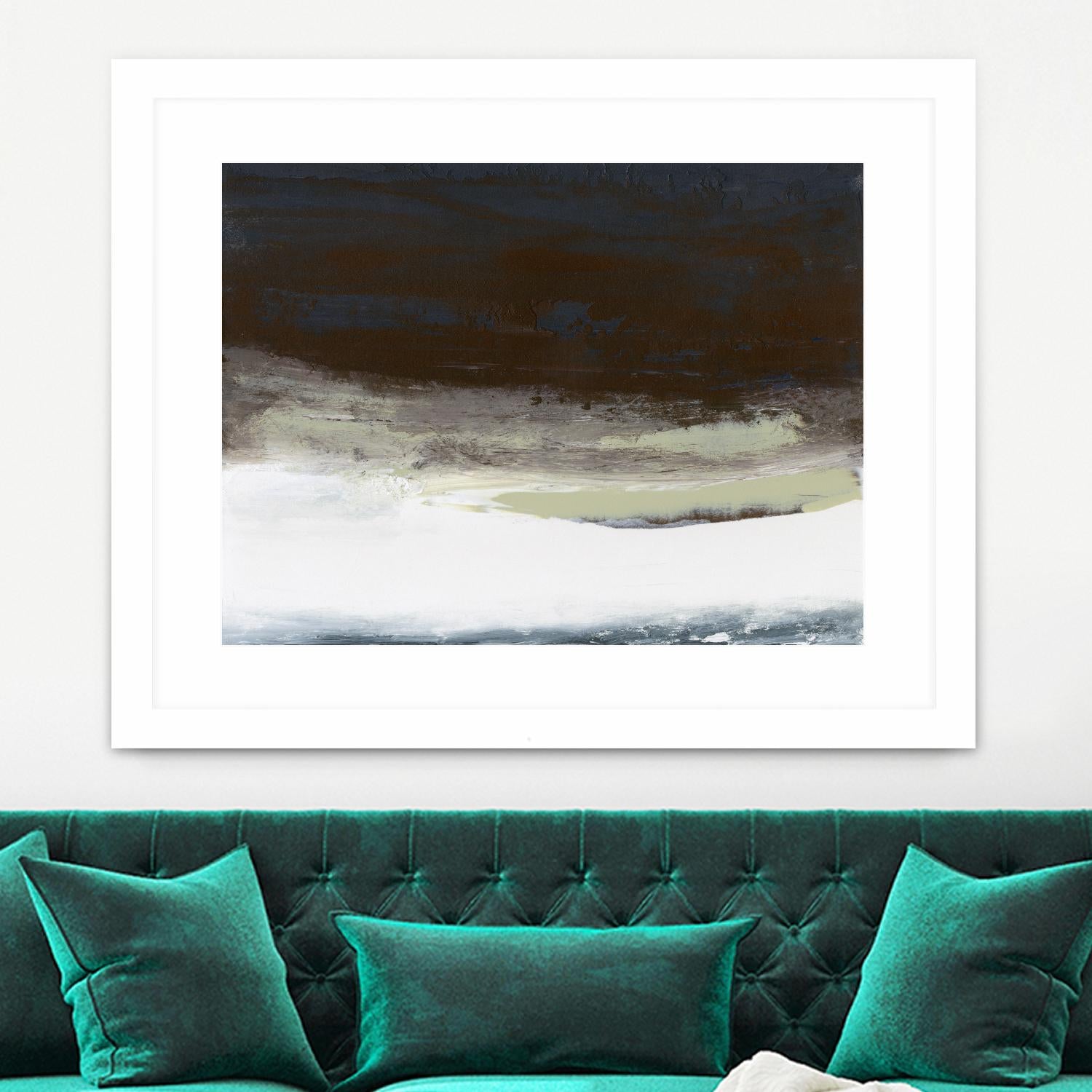 Lyrical III by Sharon Gordon on GIANT ART - green abstract abstract