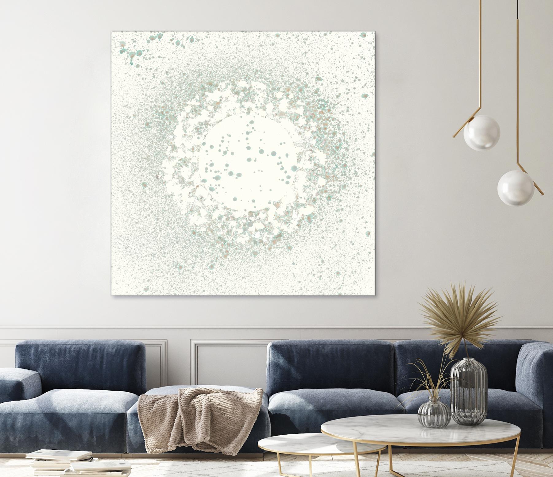 Mica Aperture II by Vanna Lam on GIANT ART - green  abstract abstract