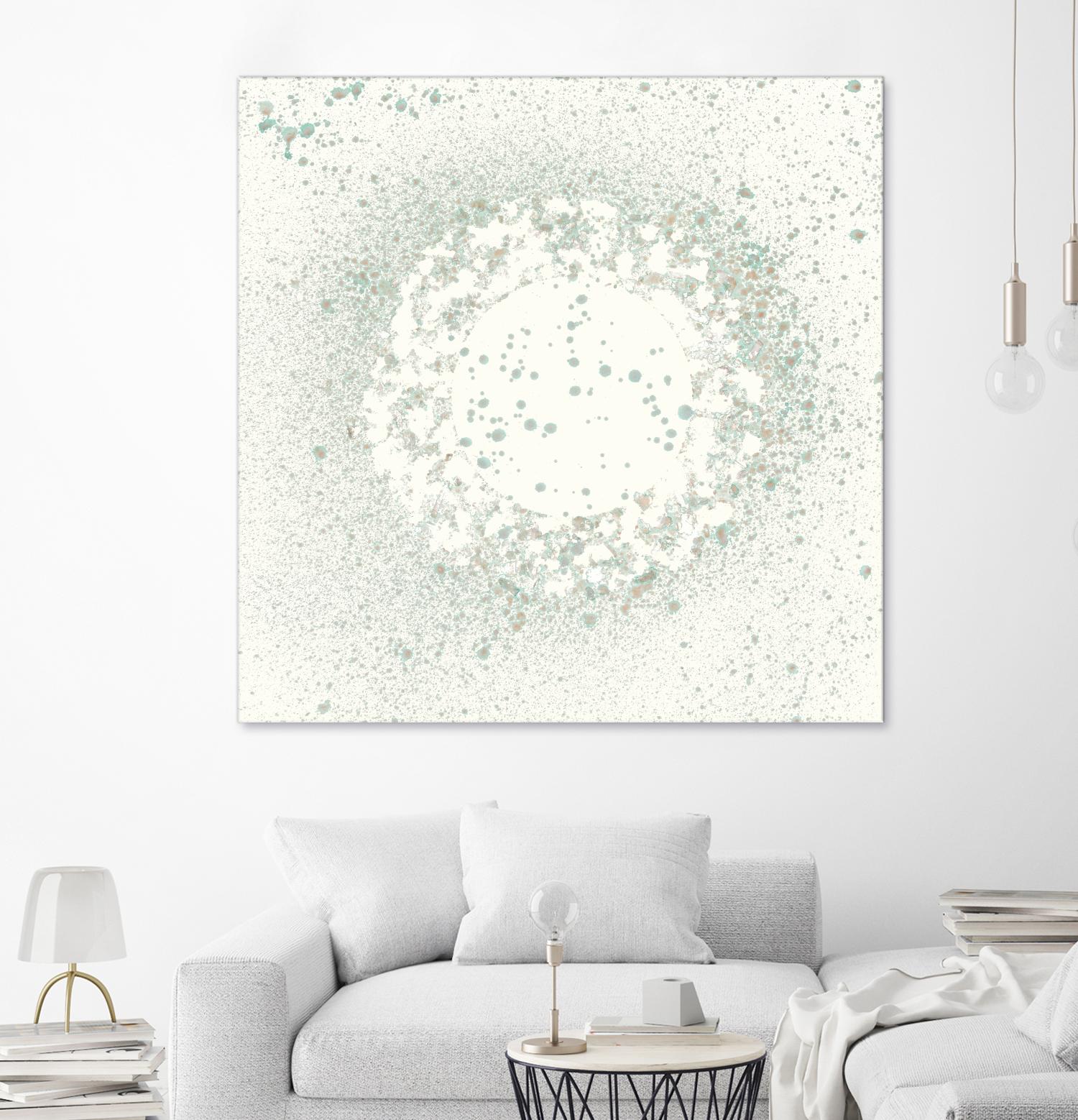 Mica Aperture II by Vanna Lam on GIANT ART - green  abstract abstract