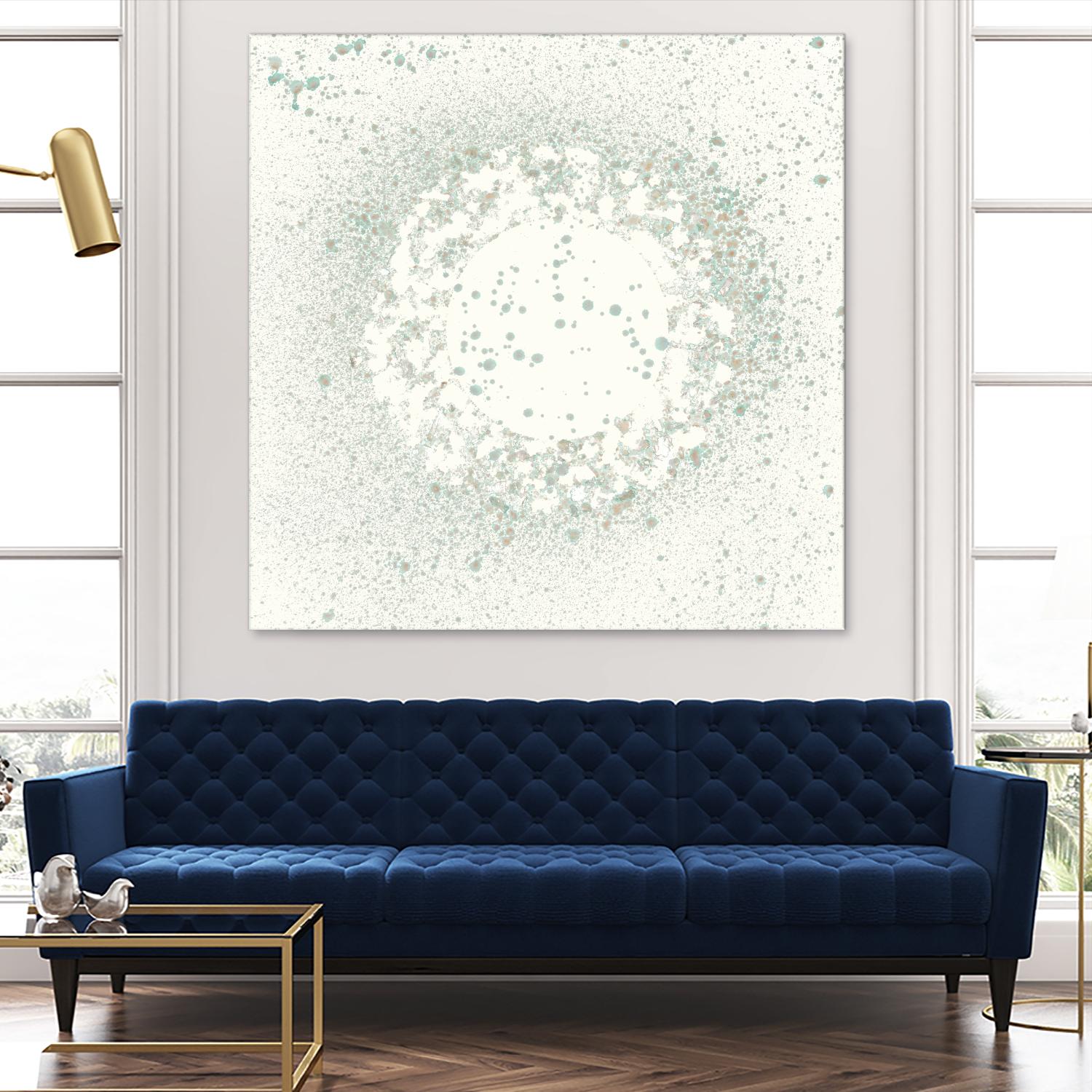 Mica Aperture II by Vanna Lam on GIANT ART - green  abstract abstract