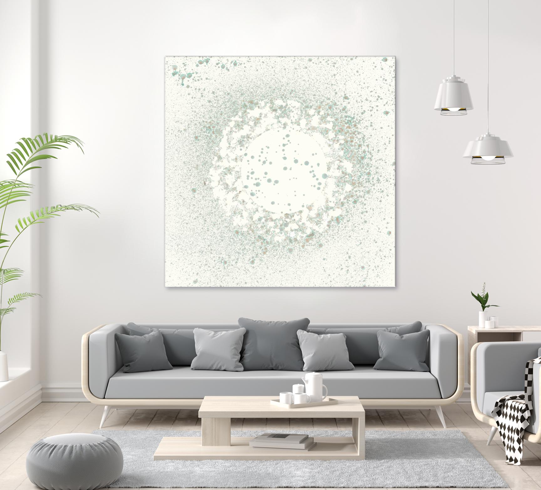 Mica Aperture II by Vanna Lam on GIANT ART - green  abstract abstract