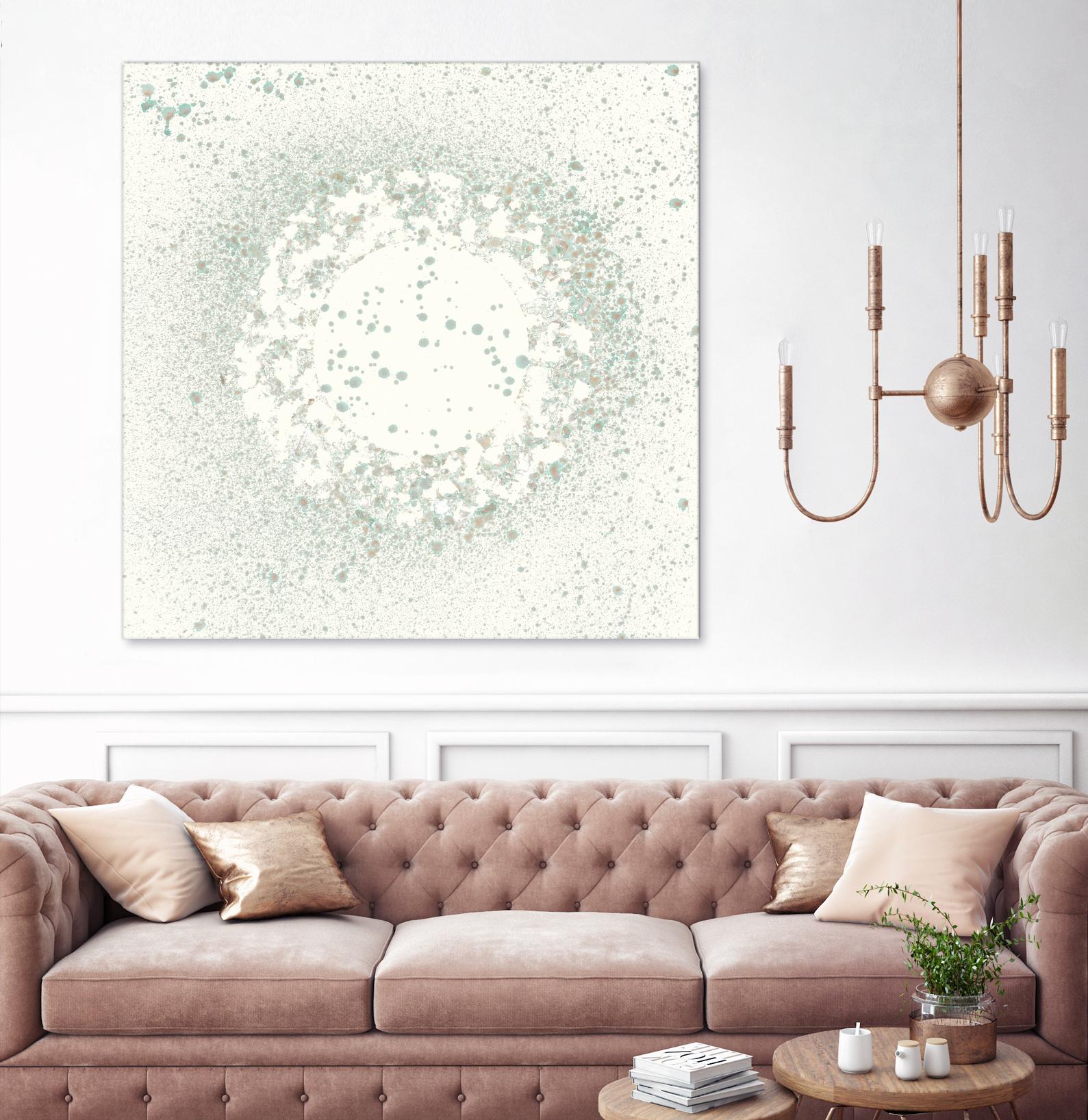 Mica Aperture II by Vanna Lam on GIANT ART - green  abstract abstract