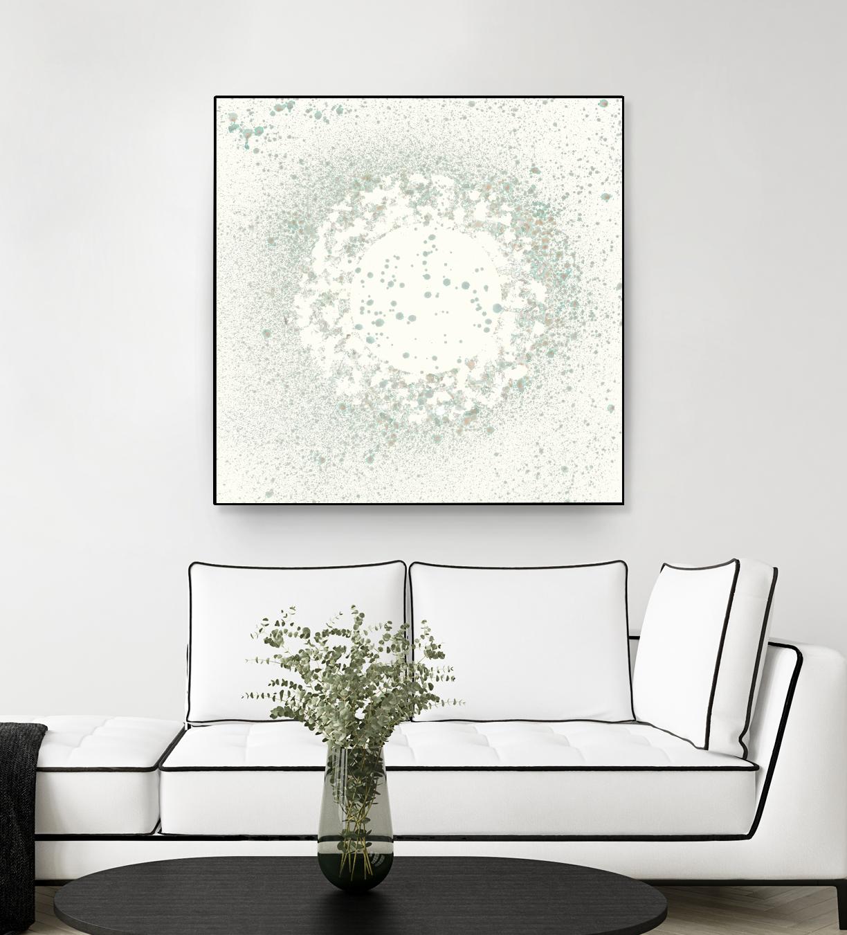 Mica Aperture II by Vanna Lam on GIANT ART - green  abstract abstract