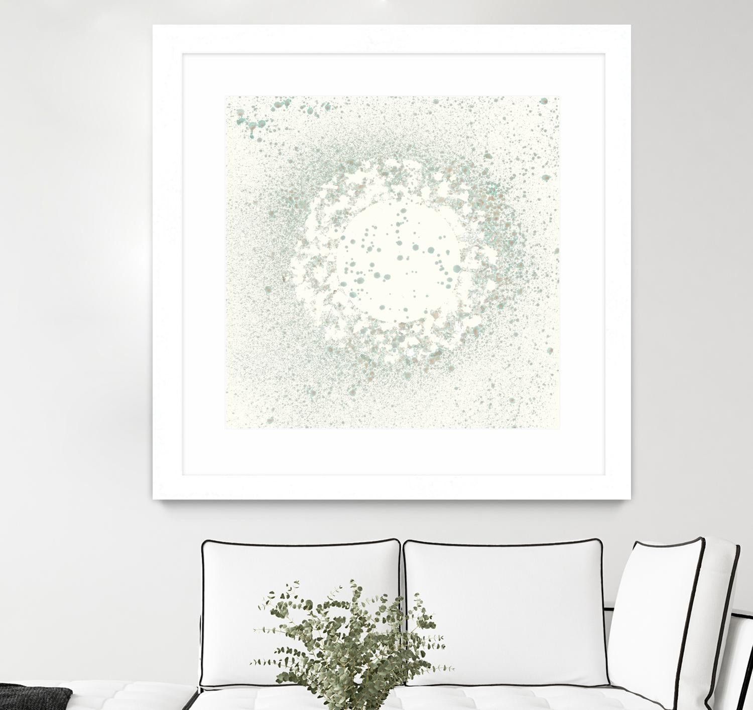 Mica Aperture II by Vanna Lam on GIANT ART - green  abstract abstract