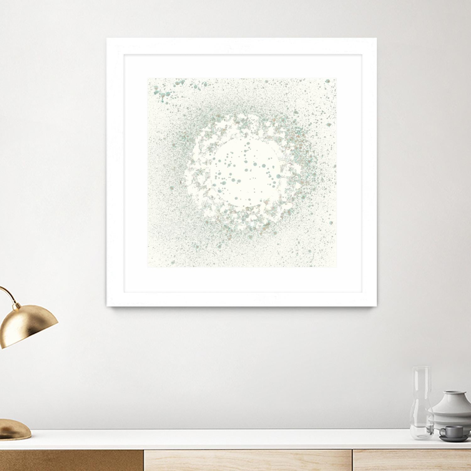 Mica Aperture II by Vanna Lam on GIANT ART - green  abstract abstract