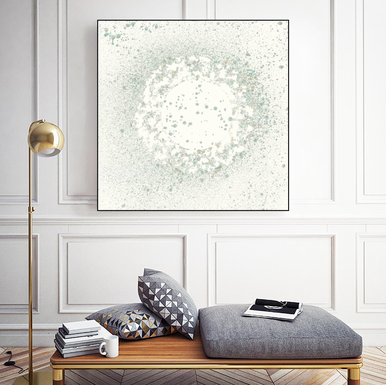 Mica Aperture II by Vanna Lam on GIANT ART - green  abstract abstract