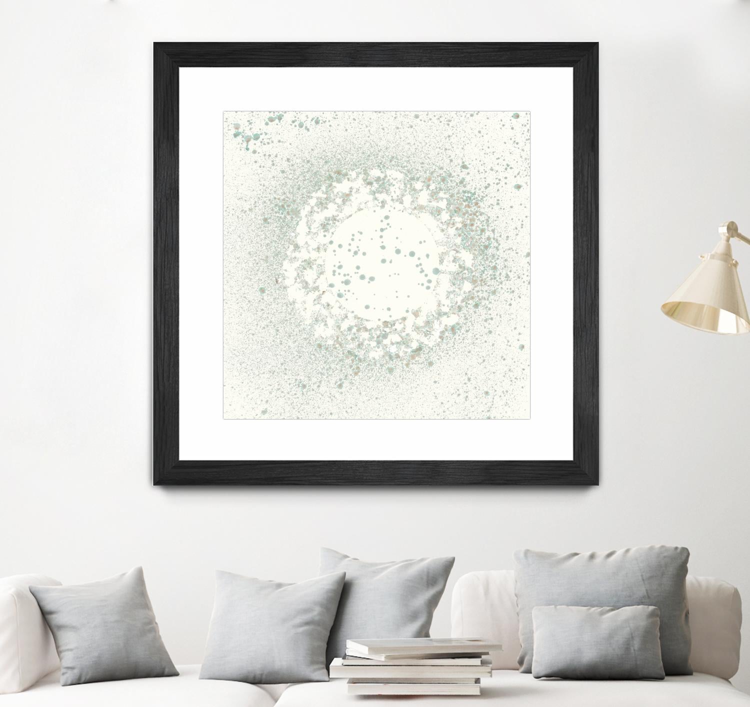 Mica Aperture II by Vanna Lam on GIANT ART - green  abstract abstract