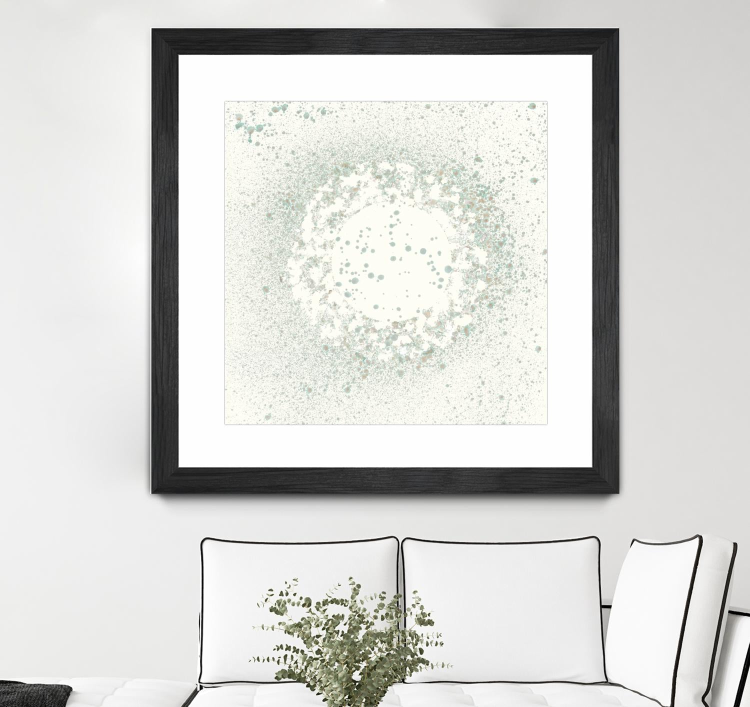 Mica Aperture II by Vanna Lam on GIANT ART - green  abstract abstract
