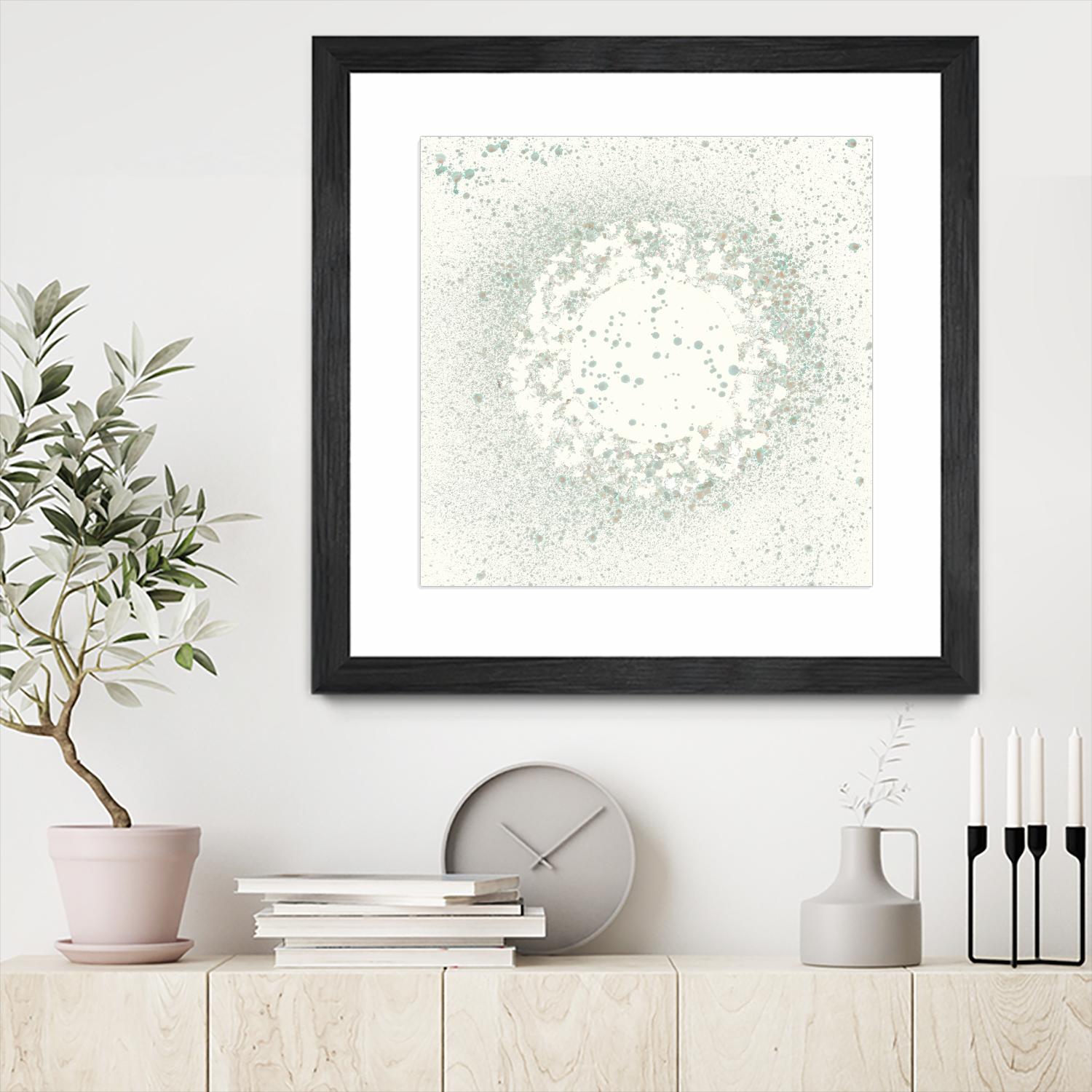 Mica Aperture II by Vanna Lam on GIANT ART - green  abstract abstract