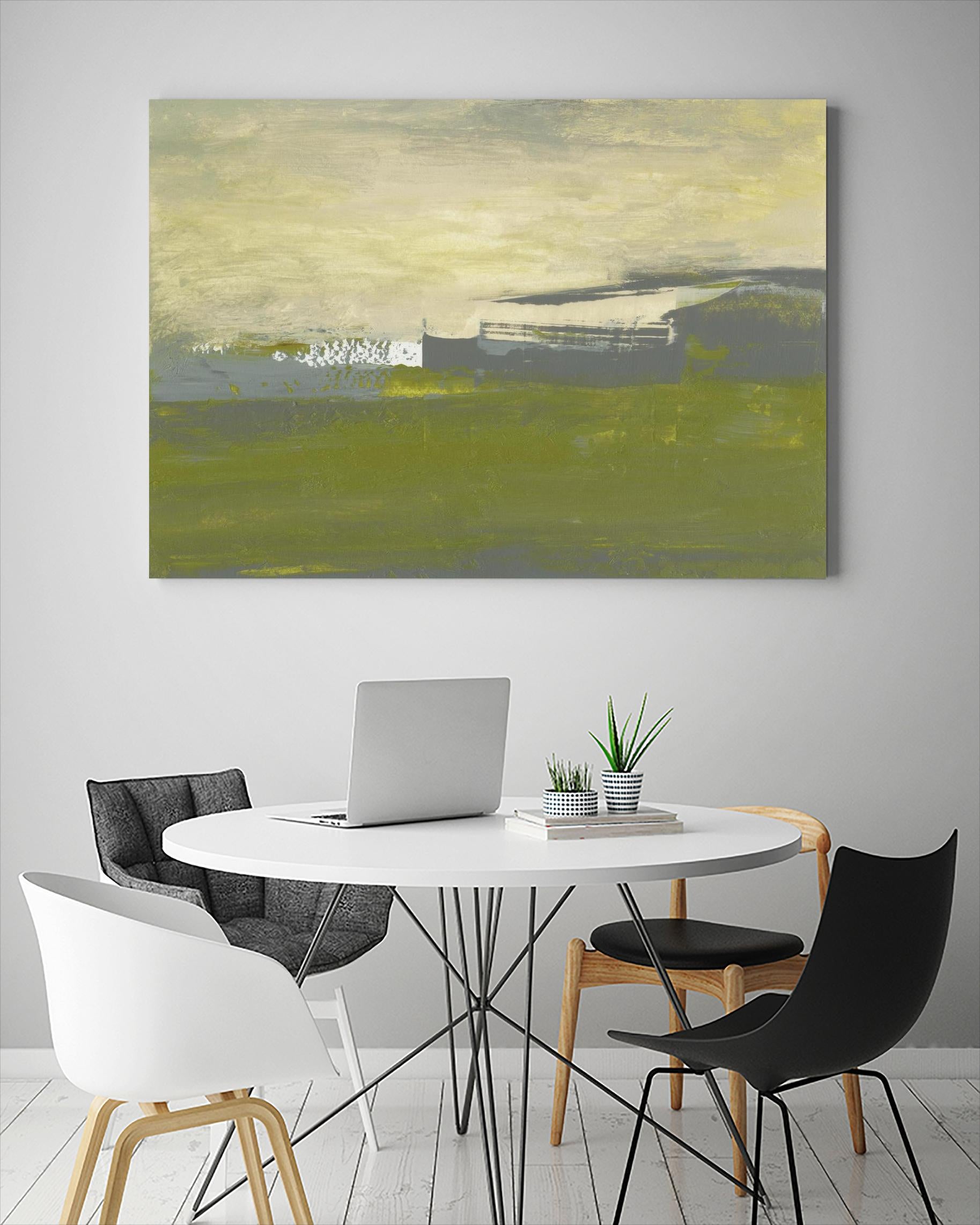 Milieu I by Sharon Gordon on GIANT ART - beige abstract abstract