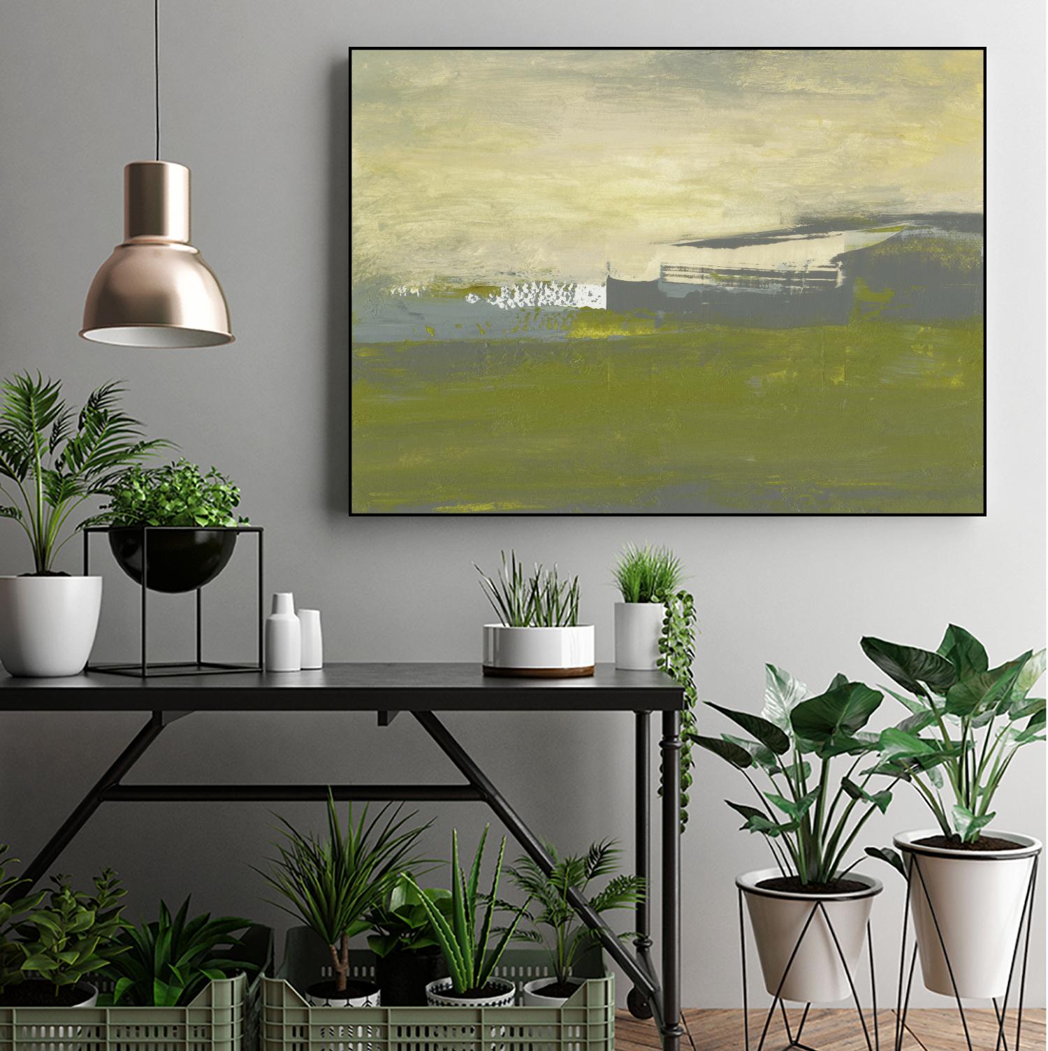 Milieu I by Sharon Gordon on GIANT ART - beige abstract abstract